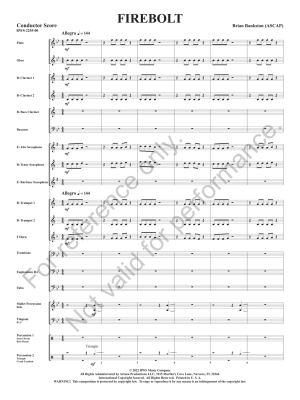 Firebolt - Bankston - Concert Band - Gr. 1