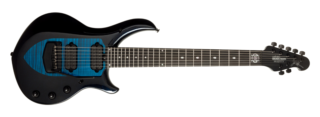 Majesty 7-String Electric Guitar with Case - Okelani Blue