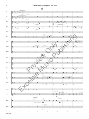 Of the Silent Night Begotten (A setting of Silent Night) - Putman - Concert Band - Gr. 2