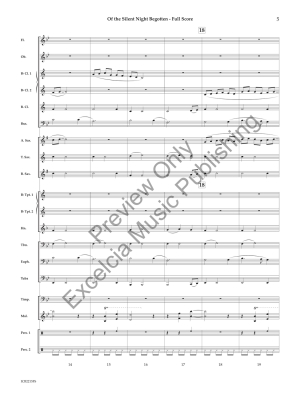 Of the Silent Night Begotten (A setting of Silent Night) - Putman - Concert Band - Gr. 2