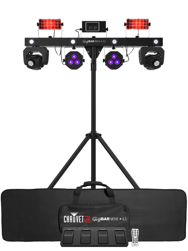 GigBAR Move + ILS 5-in-1 Lighting System with Stand, Bag and Remote