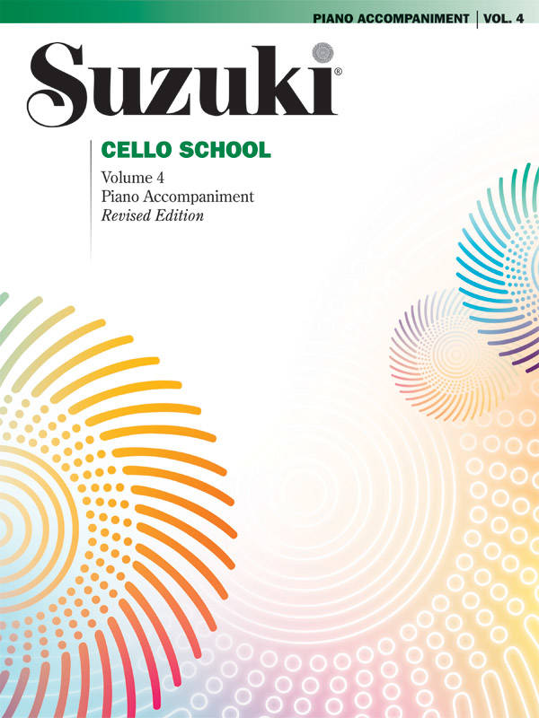 Suzuki Cello School, Volume 4 (International Edition) - Piano Accompaniment - Book