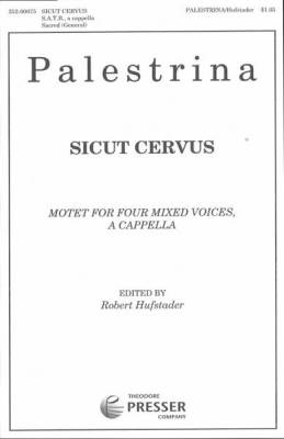 Theodore Presser - Sicut Cervus