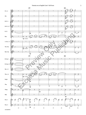 Fantasia on an English Carol - Bubbett - Concert Band - Gr. 3