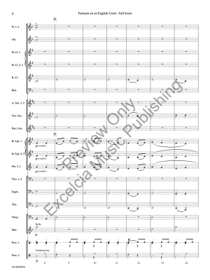 Fantasia on an English Carol - Bubbett - Concert Band - Gr. 3