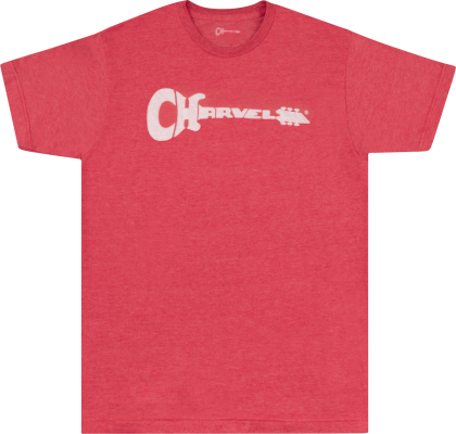 Charvel Guitar Logo T-Shirt, Heather Red - Small