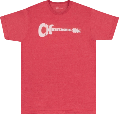 Charvel Guitars - Charvel Guitar Logo T-Shirt, Heather Red - Small