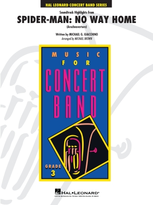 Hal Leonard - Spider-Man: No Way Home, Soundtrack Highlights - Giacchino/Brown - Concert Band - Gr. 3