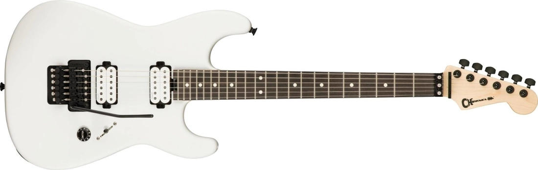 Jim Root Signature Pro-Mod San Dimas Style 1 HH FR E, Ebony Fingerboard - Satin White