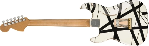 Striped Series \'78 Eruption, Maple Fingerboard - White with Black Stripes Relic