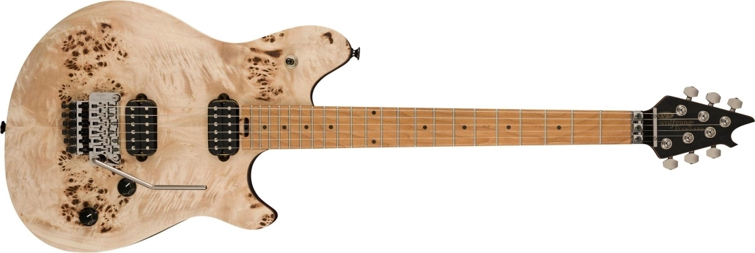 Wolfgang WG Standard Exotic Poplar Burl, Baked Maple Fingerboard - Natural