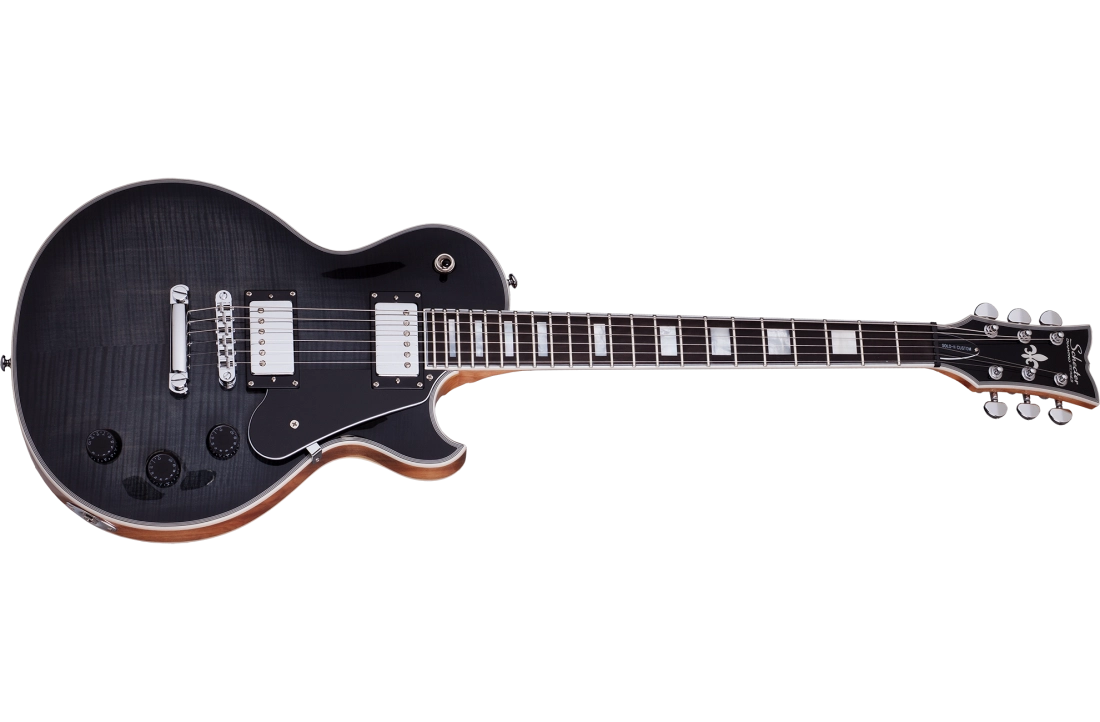 Solo-II Custom Electric Guitar - Trans Black Burst