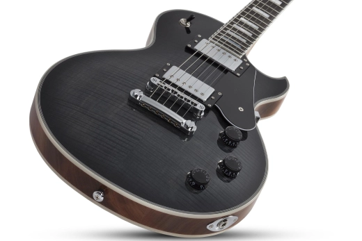 Solo-II Custom Electric Guitar - Trans Black Burst