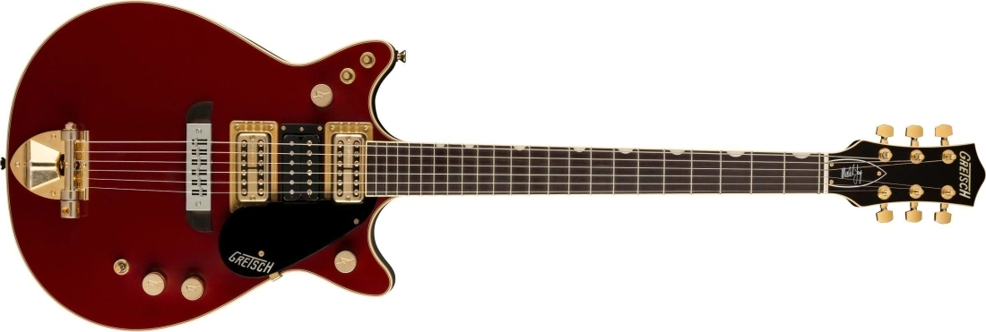 G6131-MY-RB Limited Edition Malcolm Young Signature Jet, Ebony Fingerboard - Vintage Firebird Red