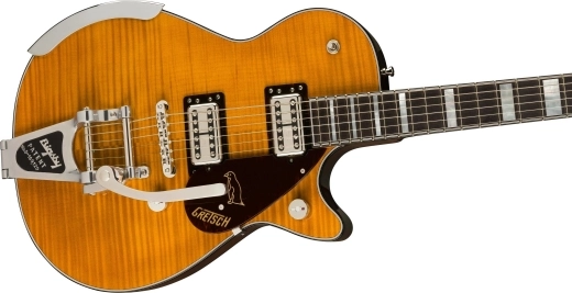 G6134TFM-NH Nigel Hendroff Signature Penguin, Ebony Fingerboard - Amber Flame