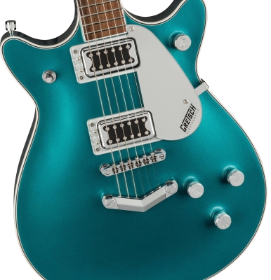 G5222 Electromatic Double Jet BT with V-Stoptail, Laurel Fingerboard - Ocean Turquoise