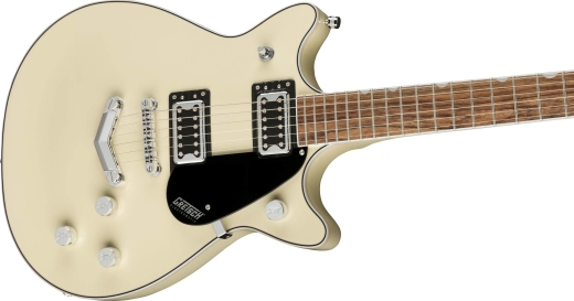 G5222 Electromatic Double Jet BT with V-Stoptail, Laurel Fingerboard - Vintage White
