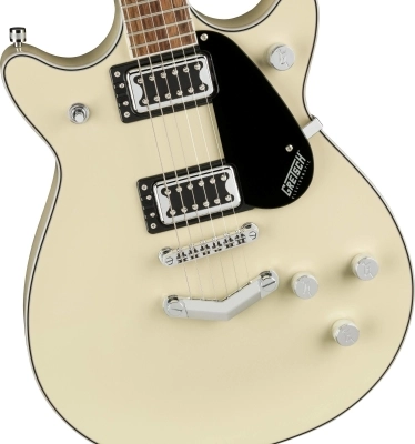 G5222 Electromatic Double Jet BT with V-Stoptail, Laurel Fingerboard - Vintage White