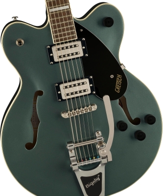 G2622T Streamliner Center Block Double-Cut with Bigsby, Laurel Fingerboard - Stirling Green