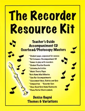 Themes & Variations - Recorder Resource Kit 1 - Gagne - Book/CD