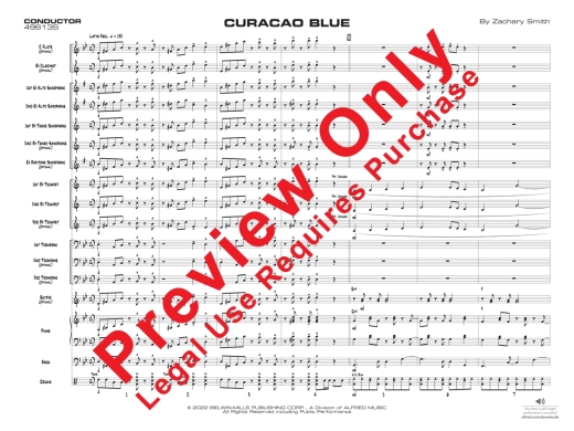 Curacao Blue - Smith - Jazz Ensemble - Gr. 1