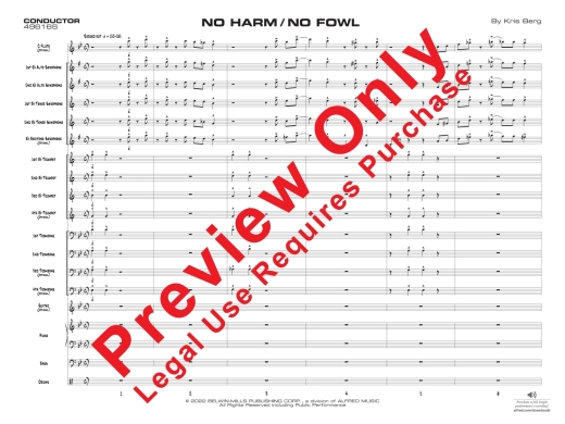 No Harm / No Fowl - Berg - Jazz Ensemble - Gr. 2.5