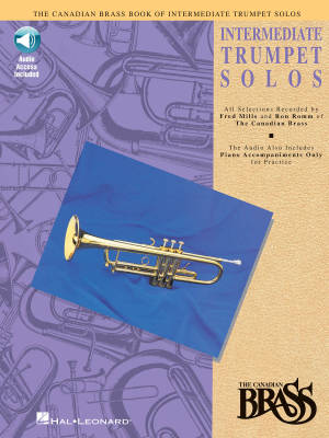 Canadian Brass Book of Intermediate Trumpet Solos - Romm/Mills - Trumpet - Book/Audio Online