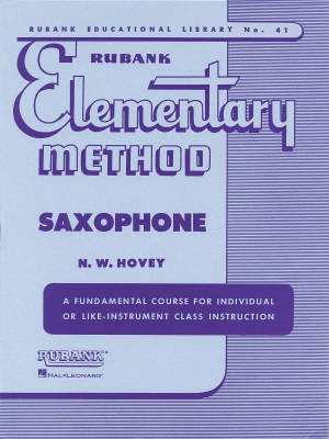 Rubank Elementary Method - Hovey - Saxophone - Book