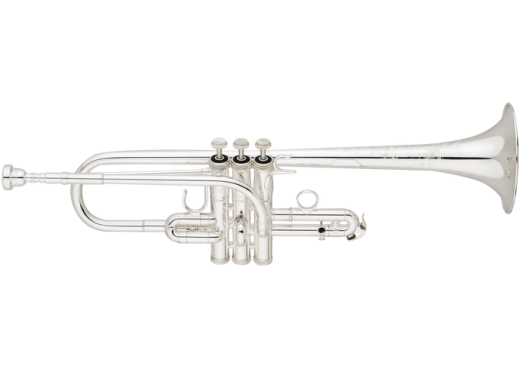 S. E. Shires - Q Series Professional Trumpet in Eb/D - Silver Plated