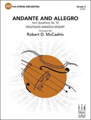 Andante and Allegro (from Symphony No. 10) - Mozart/McCashin - String Orchestra - Gr. 3