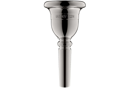 Silver-Plated Tuba Mouthpiece (European Shank) - 32H