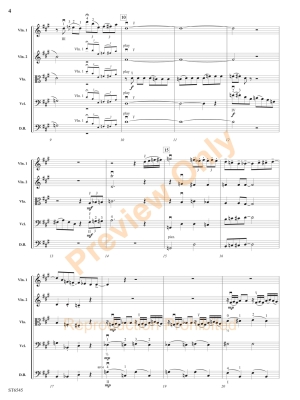 Themes from Rhapsody in Blue - Gershwin/Gruselle - String Orchestra - Gr. 3.5 - 4