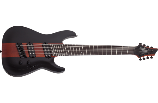 Schecter - C-8 Multiscale Rob Scallon 8-String Electric Guitar - Satin Dark Roast