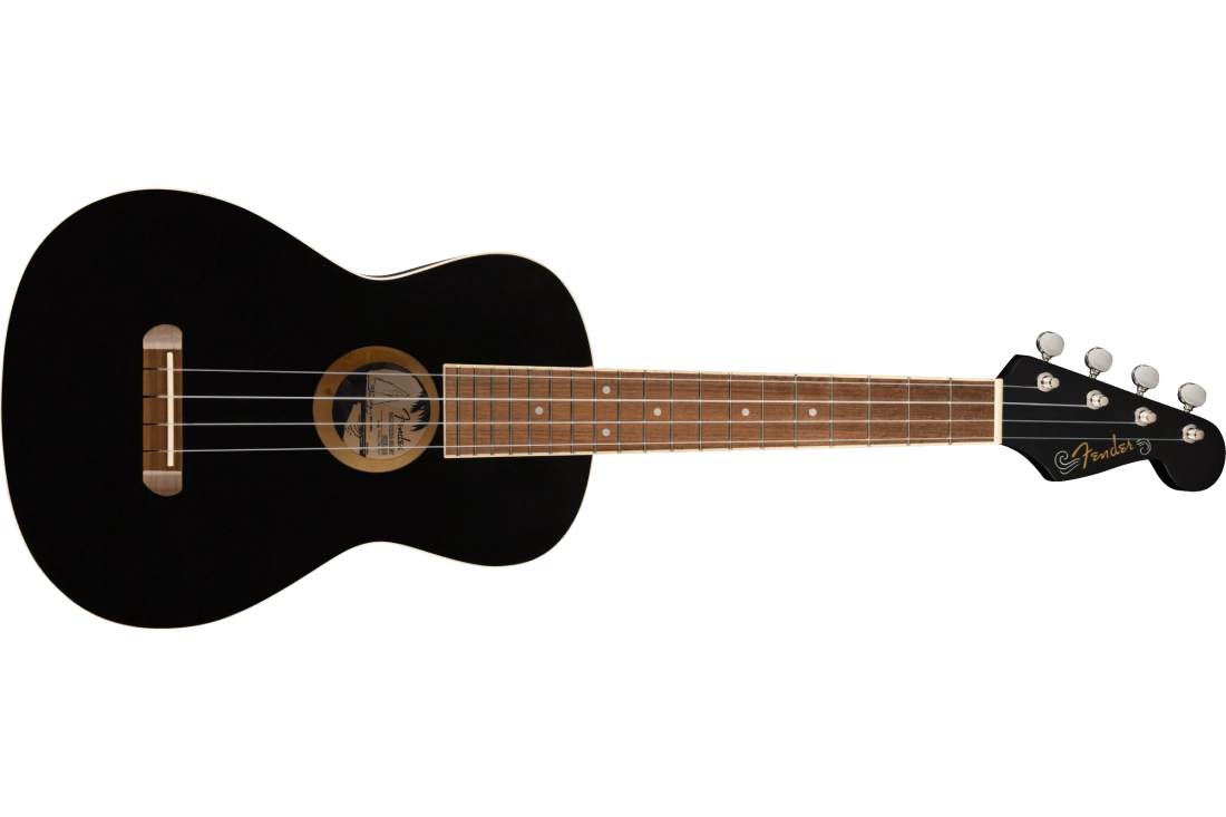 Avalon Tenor Ukulele, Walnut Fingerboard - Black