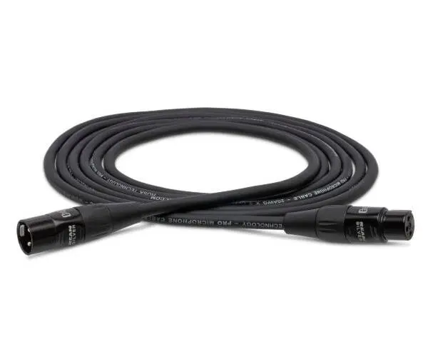 REAN XLR3F to XLR3M Pro Microphone Cable - 50\'