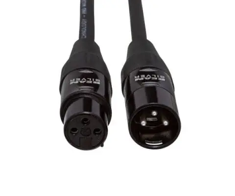 REAN XLR3F to XLR3M Pro Microphone Cable - 50\'