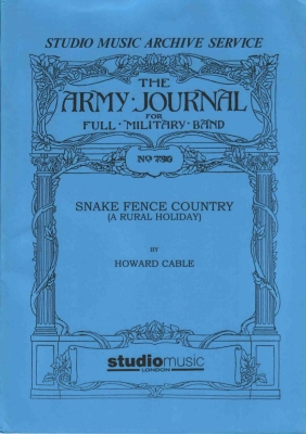 Studio Music Company - Snake Fence Country (A Rural Holiday) - Cable - Concert Band