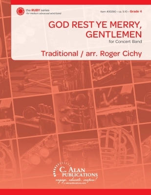 C. Alan Publications - God Rest Ye Merry, Gentlemen - Cichy - Concert Band - Gr. 4