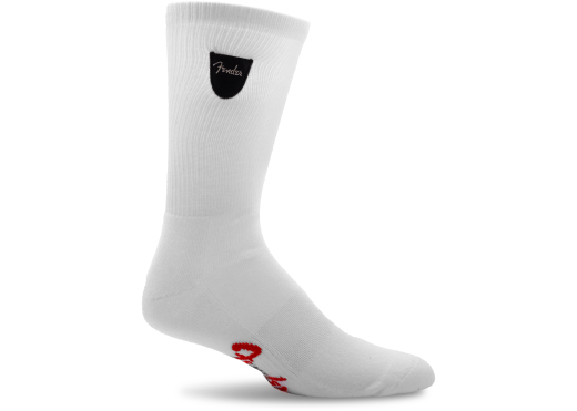 Pick Pocket Crew Socks, Large (One Pair) - White