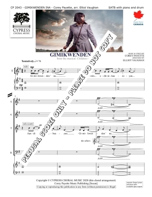 Gimikwenden Ina - Payette/Vaughan - SATB