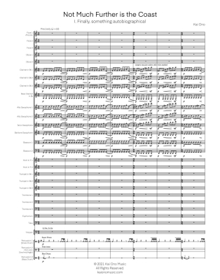 Not Much Further is the Coast - Ono - Concert Band - Gr. 4