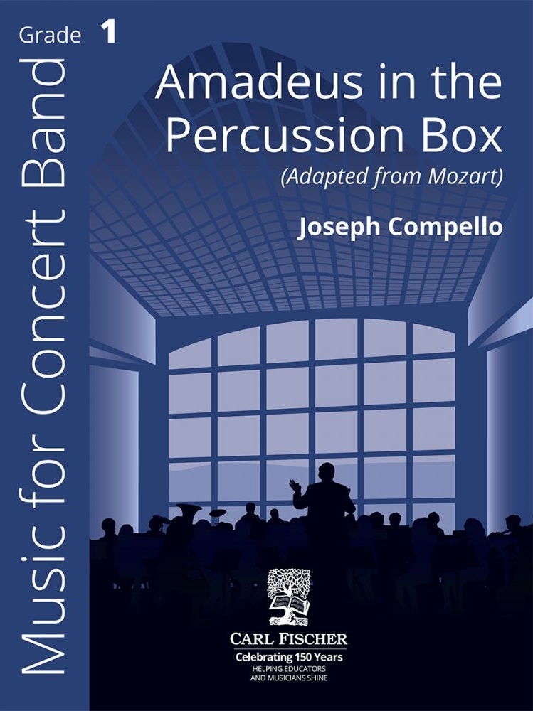 Amadeus in the Percussion Box (Adapted from Mozart) - Compello - Concert Band - Gr. 1