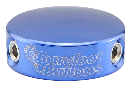 Barefoot Buttons - V1 Mini Replacement Footswitch Button - Dark Blue