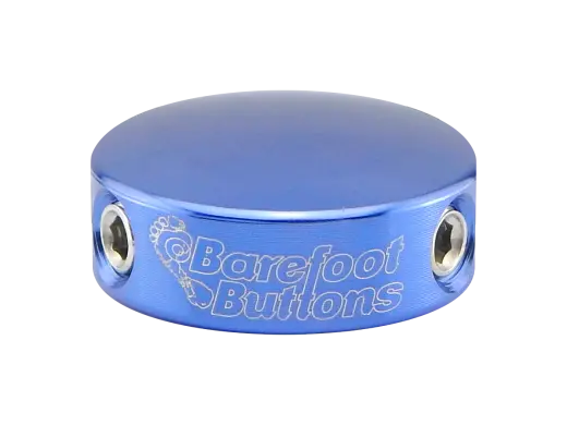 Barefoot Buttons - V1 Mini Replacement Footswitch Button - Dark Blue