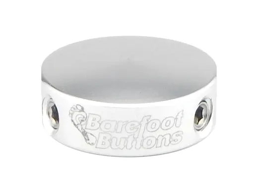 Barefoot Buttons - V2 Mini Replacement Footswitch Button - Silver