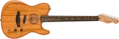 Fender - American Acoustasonic Telecaster, All-Mahogany, Ebony Fingerboard with Gigbag - Natural