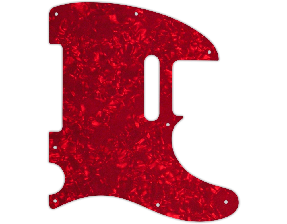 Pickguard for Fender 1954-Present USA or 2002-Present Made in Mexico Telecaster - Red Pearl