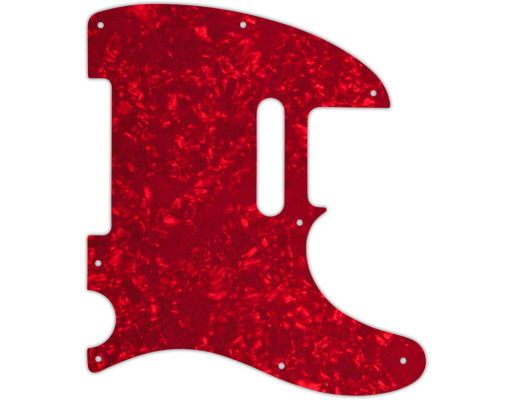 WD Music - Pickguard for Fender 1954-Present USA or 2002-Present Made in Mexico Telecaster - Red Pearl