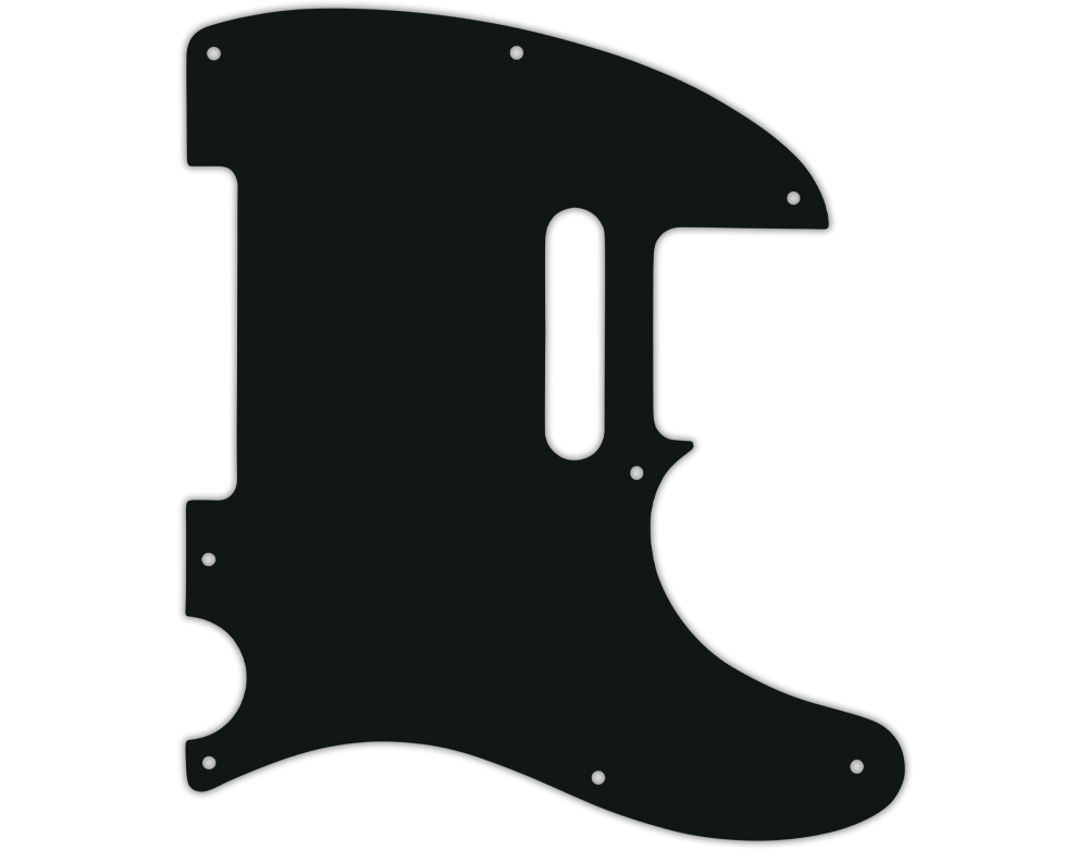Pickguard for Fender 1954-Present USA or 2002-Present Made in Mexico Telecaster - Black Acrylic