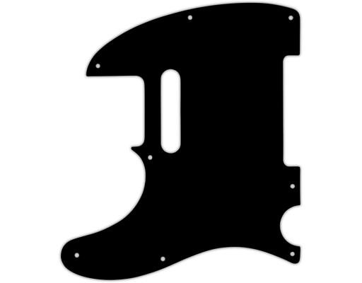 Pickguard for Fender 1954-Present USA or 2002-Present Made in Mexico Telecaster, Left Handed -  Black